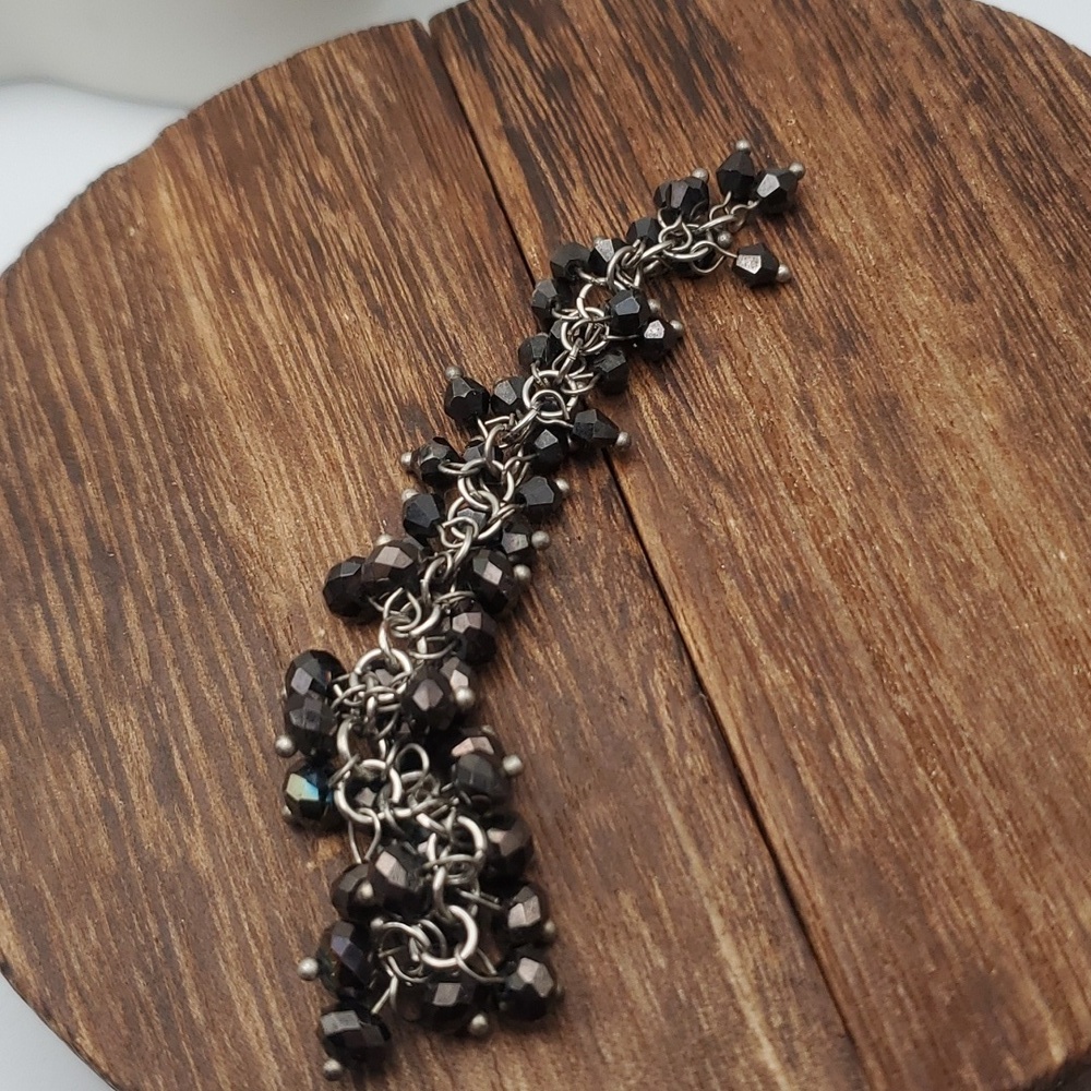 Grapevine vineyard crystal beaded necklace pendant‎